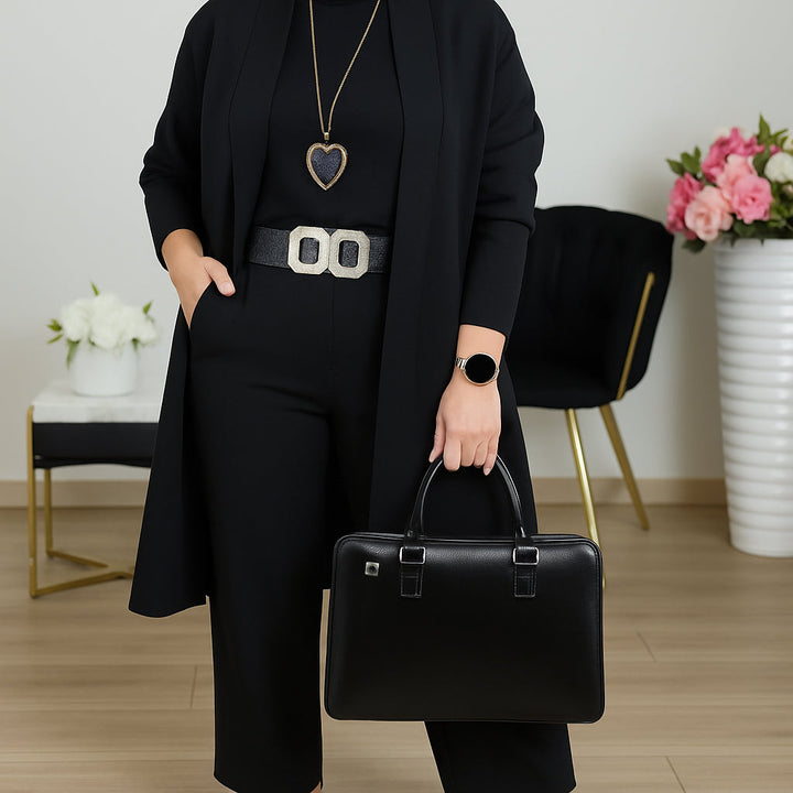 Elegantní Komfortní Set – Tří­dílný Styl pro Moderní Ženu