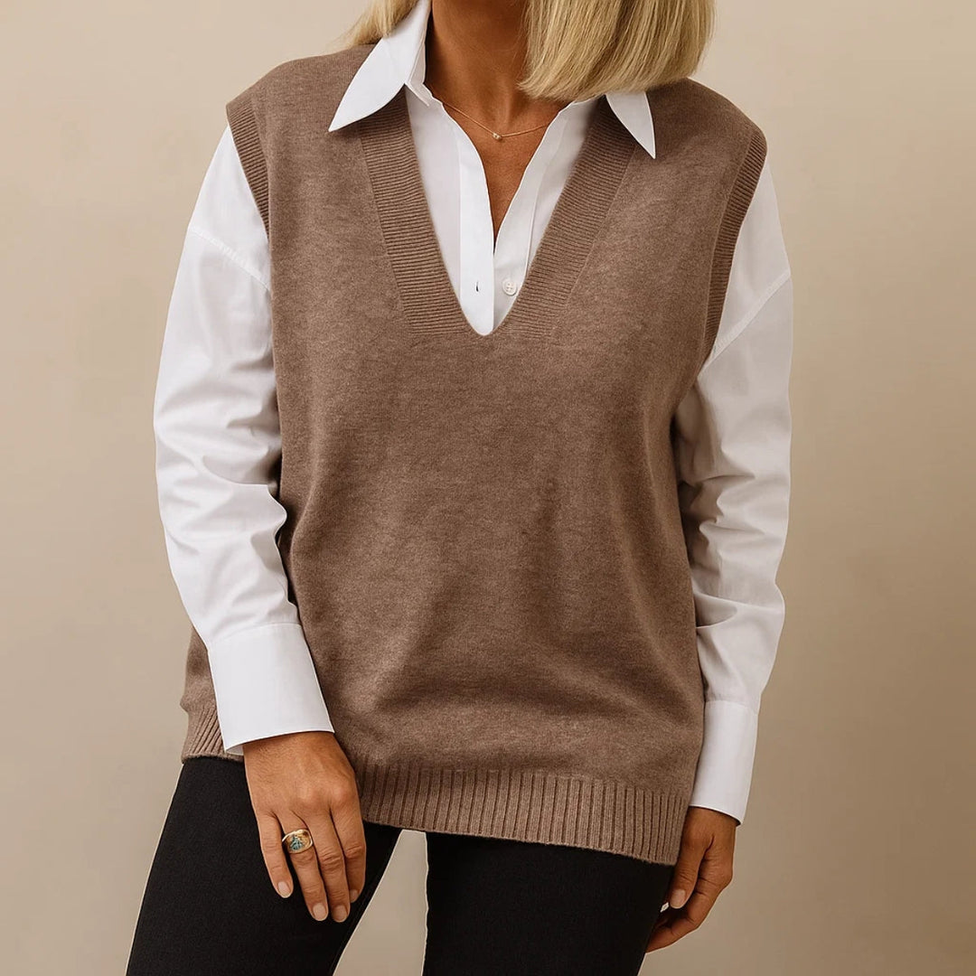 Elegantní Pletená Vesta