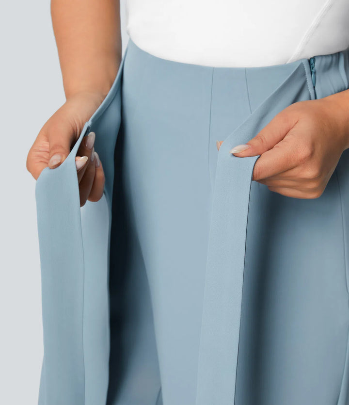 Elegantní kalhoty s vysokým pasem