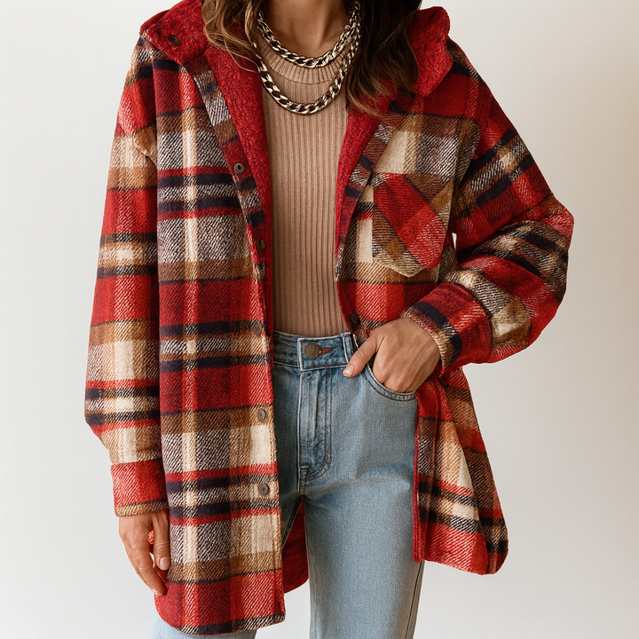 Dámská flanelová bunda CozyFlair