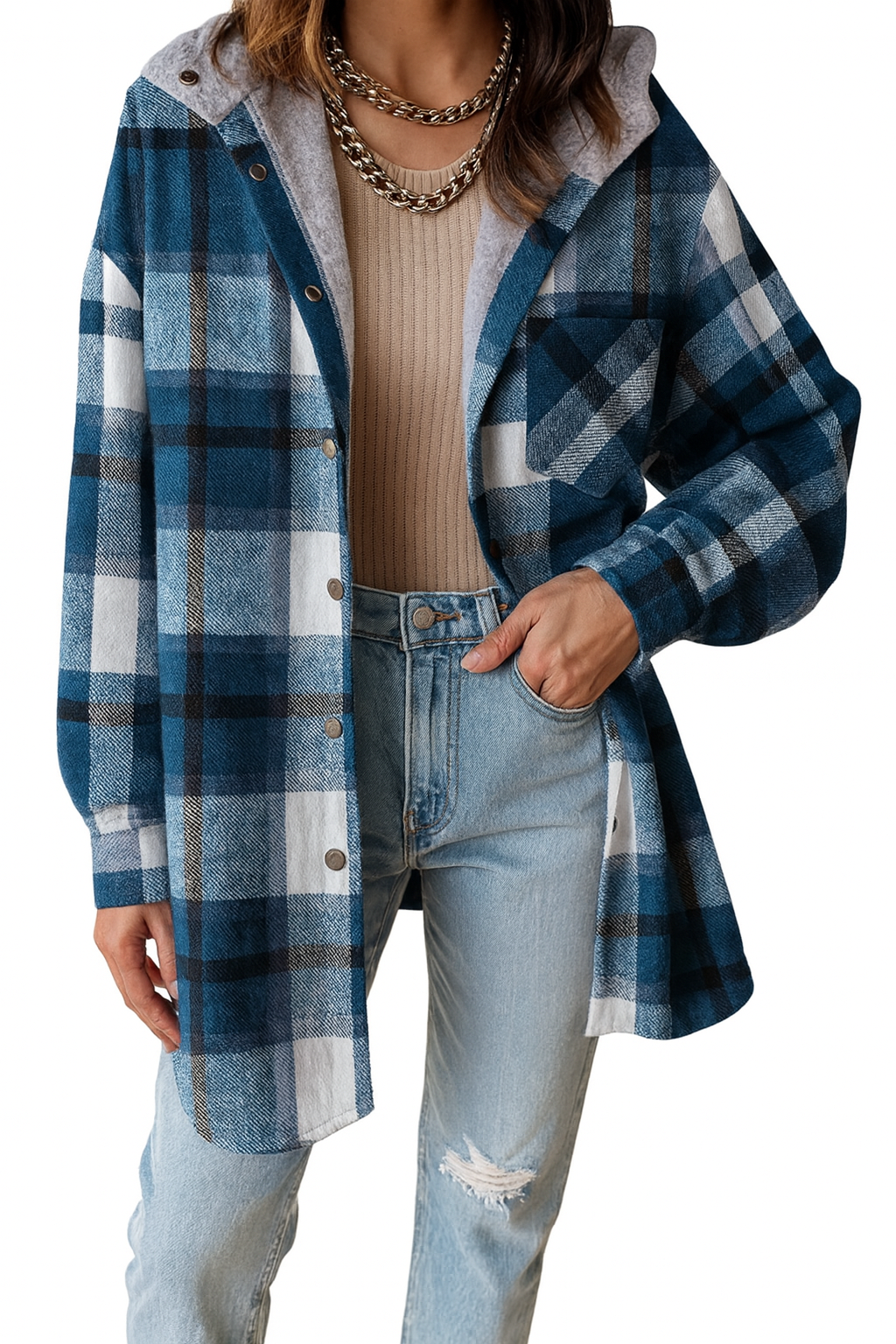 Dámská flanelová bunda CozyFlair