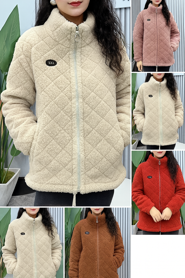 Hřejivá prošívaná fleecová bunda