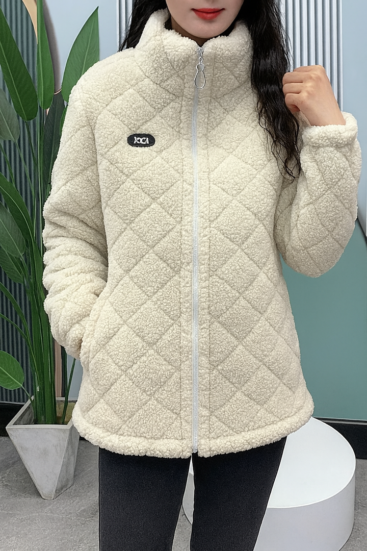 Hřejivá prošívaná fleecová bunda