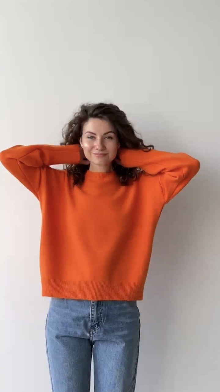 Elegantní Měkký Svetr