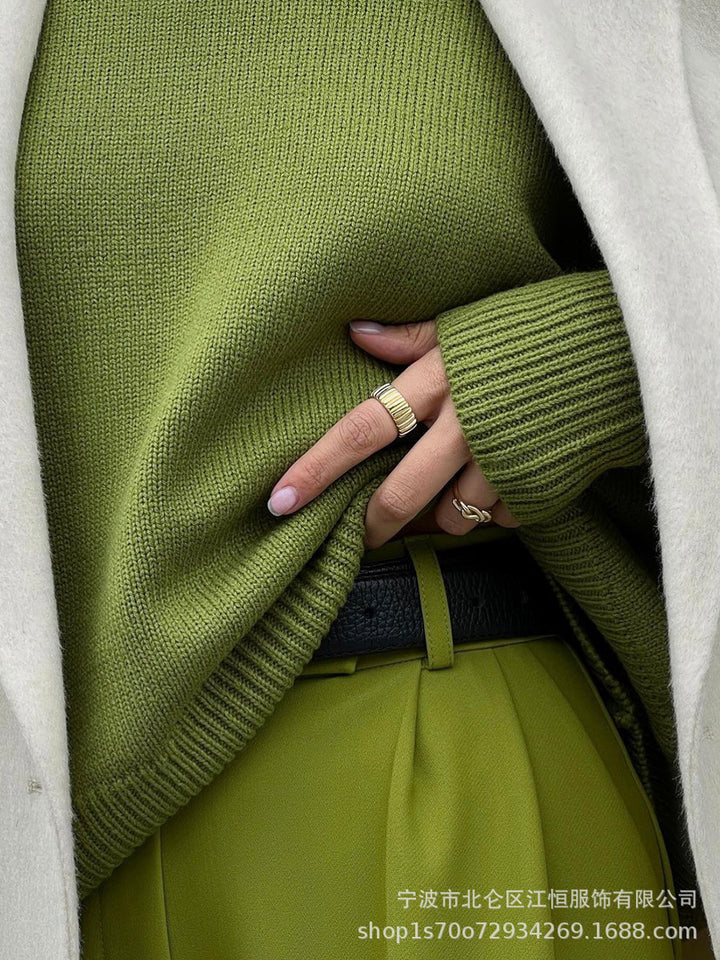 Elegantní Měkký Svetr