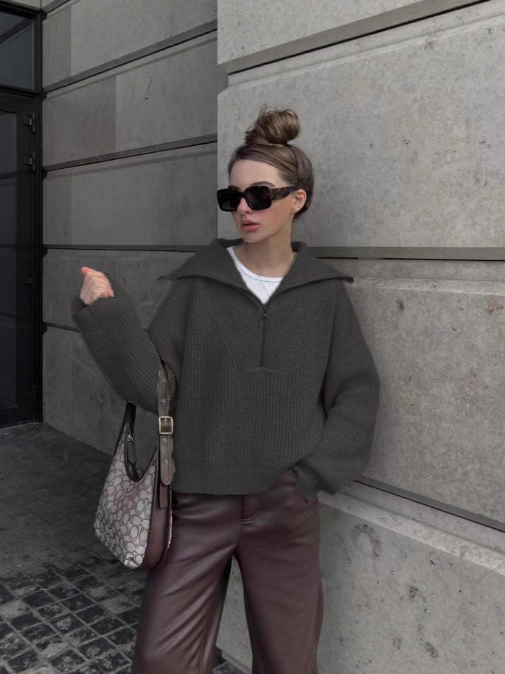 Elegantní Pletený Svetr “Luna”