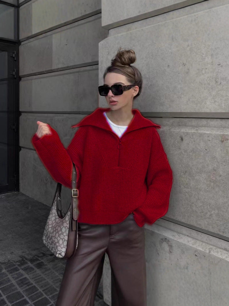 Elegantní Pletený Svetr “Luna”