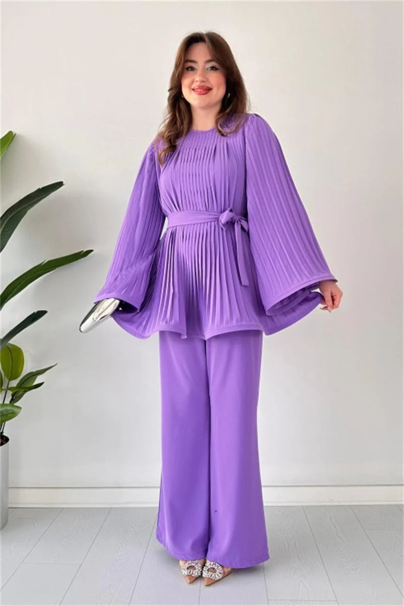 Elegantní plisovaná dámská souprava GraceLine