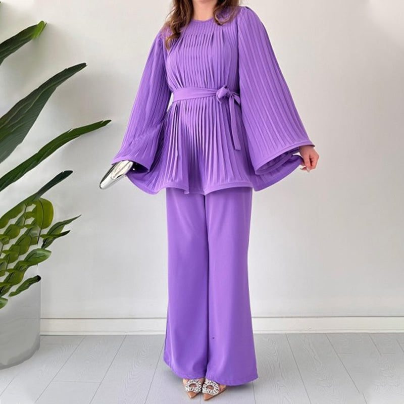 Elegantní plisovaná dámská souprava GraceLine