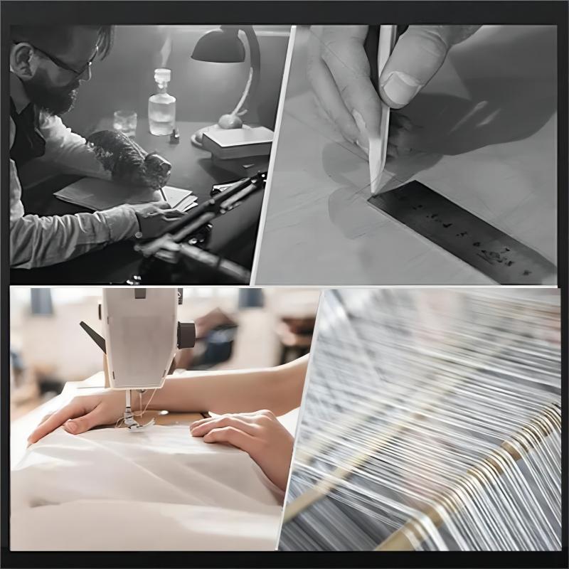 Dámská patchworková péřová bunda s huňatou podšívkou